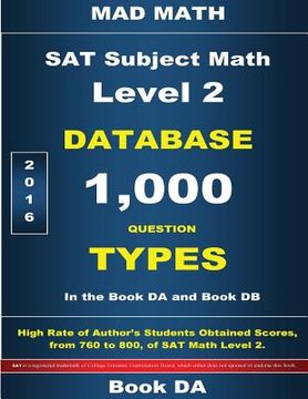 portada SAT Math Level 2 Database Book DA (in English)