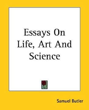 portada essays on life, art and science (en Inglés)