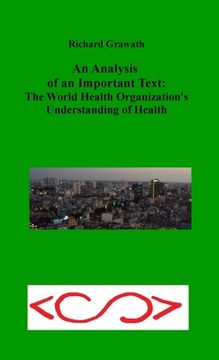 portada An Analysis of an Important Text: The World Health Organization's Understanding of Health (en Inglés)