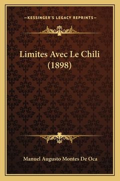 portada Limites Avec Le Chili (1898) (en Francés)