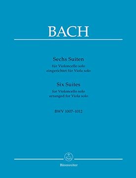 portada Sechs Suiten f? R Violoncello Solo bwv 1007-1012 (Eingerichtet f? R Viola Solo) (en Alemán)
