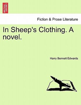 portada in sheep's clothing. a novel. (en Inglés)