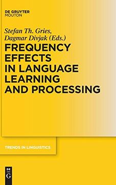 portada Frequency Effects in Language Learning and Processing 