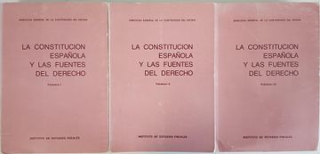 portada Constitucion Española y las Fuentes de Derecho la Obra Complet