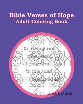 portada Bible Verses of Hope: Adult Coloring Book (en Inglés)