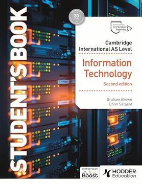 portada Cambridge International as Level Information Technology Student's Book Second ed (en Inglés)