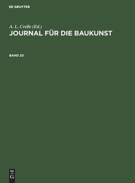 portada Journal Für Die Baukunst. Band 20 (en Alemán)