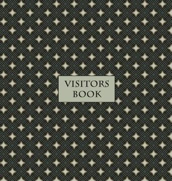 portada Visitors Book (Hardback), Guest Book, Visitor Record Book, Guest Sign in Book: Visitor guest book for clubs and societies, events, functions, small businesses, B&Bs etc (en Inglés)