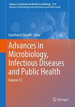 portada Advances in Microbiology, Infectious Diseases and Public Health: Volume 13: 1214 (Advances in Experimental Medicine and Biology) (en Inglés)