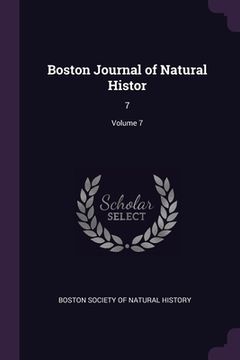 portada Boston Journal of Natural Histor: 7; Volume 7 (in English)
