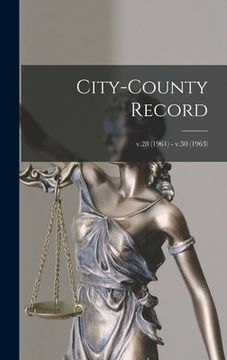 portada City-county Record; v.28 (1961) - v.30 (1963)