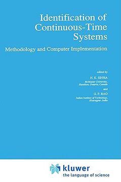 portada identification of continuous-time systems: methodology and computer implementation (in English)