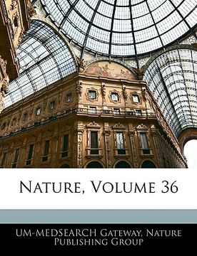 portada nature, volume 36 (en Inglés)