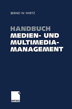 portada Handbuch Medien- Und Multimediamanagement (in German)