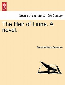 portada the heir of linne. a novel. vol. ii.