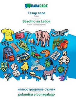 portada Babadada, Tatar (in Cyrillic Script) - Sesotho sa Leboa, Visual Dictionary (in Cyrillic Script) - Pukuntšu e Bonagalago: Tatar (in Cyrillic Script) - North Sotho (Sepedi), Visual Dictionary (en Tártaro)