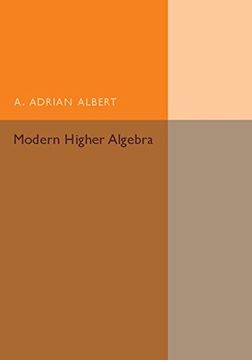 portada Modern Higher Algebra (en Inglés)