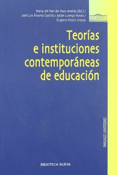 portada Teorías e Instituciones Contemporáneas de Educación (in Spanish)