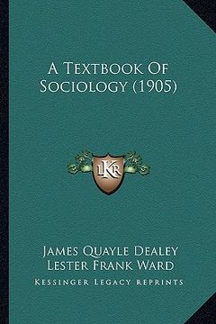 portada a textbook of sociology (1905) (in English)