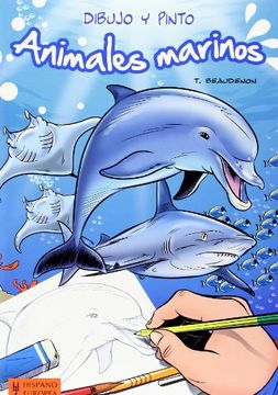 portada Dibujo y Pinto Animales Marinos (in Spanish)
