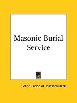 portada masonic burial service (en Inglés)
