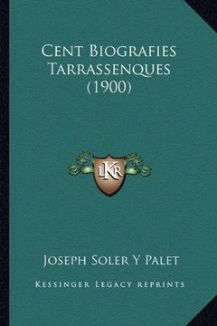 portada Cent Biografies Tarrassenques (1900)