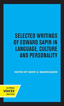 portada Selected Writings of Edward Sapir in Language, Culture and Personality (en Inglés)