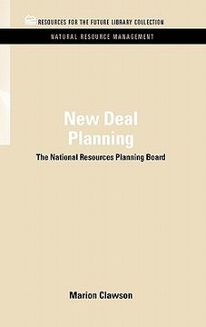 portada new deal planning: the national resources planning board (en Inglés)