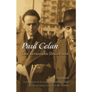 portada Paul Celan: The Romanian Dimension (Judaic Traditions in Literature, Music, and Art) (en Inglés)