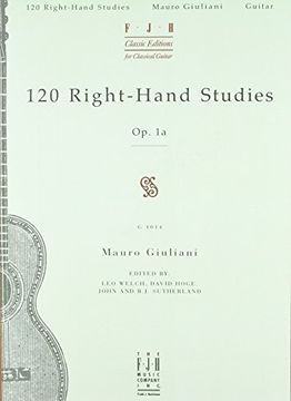 portada 120 Right-Hand Studies (Fjh Classic Editions for Classical Guitar) (en Inglés)