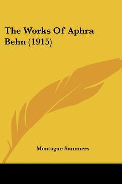 portada the works of aphra behn (1915)