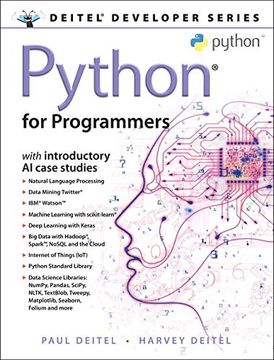 portada Python for Programmers: With big Data and Artificial Intelligence Case Studies (en Inglés)