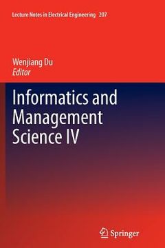 portada Informatics and Management Science IV (en Inglés)