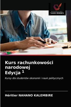 portada Kurs rachunkowości narodowej Edycja 1 (in Polaco)