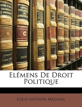 portada Elémens De Droit Politique (in French)