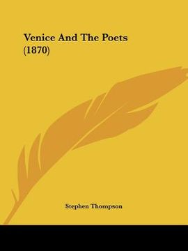 portada venice and the poets (1870) (in English)