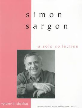portada simon sargon, volume ii: shabbat: a solo collection