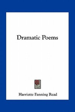 portada dramatic poems (en Inglés)