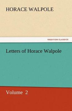 portada letters of horace walpole