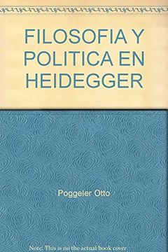 portada Filosofia y Politica en Martin Heidegger