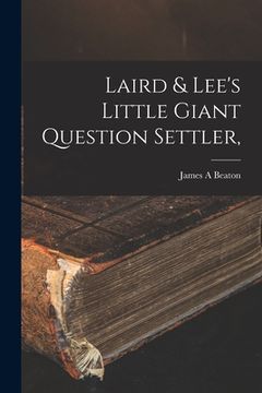 portada Laird & Lee's Little Giant Question Settler, (en Inglés)