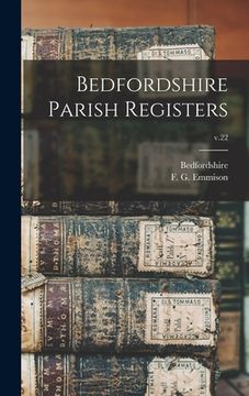 portada Bedfordshire Parish Registers; v.22