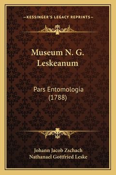 portada Museum N. G. Leskeanum: Pars Entomologia (1788) (en Latin)