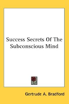 portada success secrets of the subconscious mind (en Inglés)