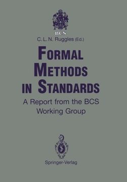 portada formal methods in standards: a report from the bcs working group (en Inglés)