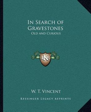 portada in search of gravestones: old and curious (in English)