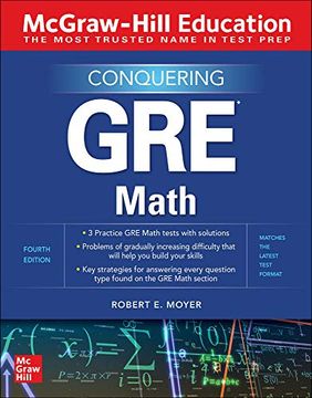 portada McGraw-Hill Education Conquering GRE Math, Fourth Edition (en Inglés)