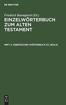 portada Hebräisches Wörterbuch zu Jesaja (en Alemán)