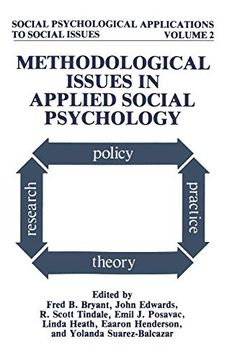portada Methodological Issues in Applied Social Psychology (Social Psychological Applications to Social Issues) (en Inglés)