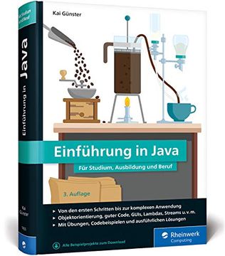 portada Einführung in Java: Ideal für Studium, Ausbildung und Beruf. Sprachgrundlagen Inkl. Objektorientierter Programmierung und Mehr (en Alemán)